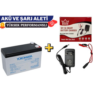 YOKOHAMA 12V 7AH VE 3 AMPER AKÜ ŞARJ CİHAZI YOKOHAMA 12V 7AH VE 3 AMPER AKÜ ŞARJ CİHAZI